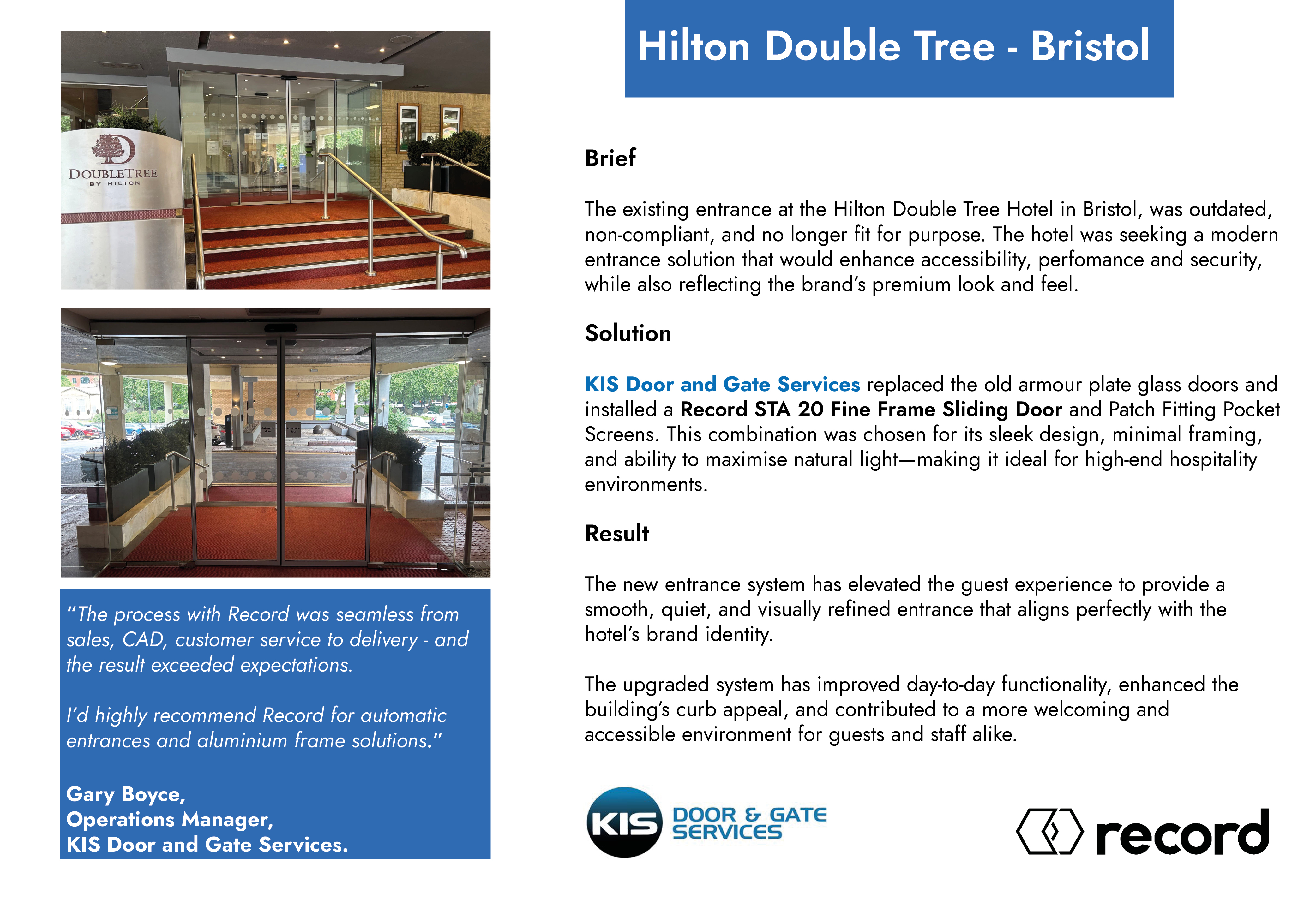 Case Study Hilton Double Tree